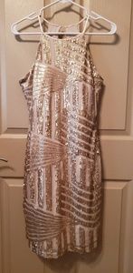 Gold formal dress